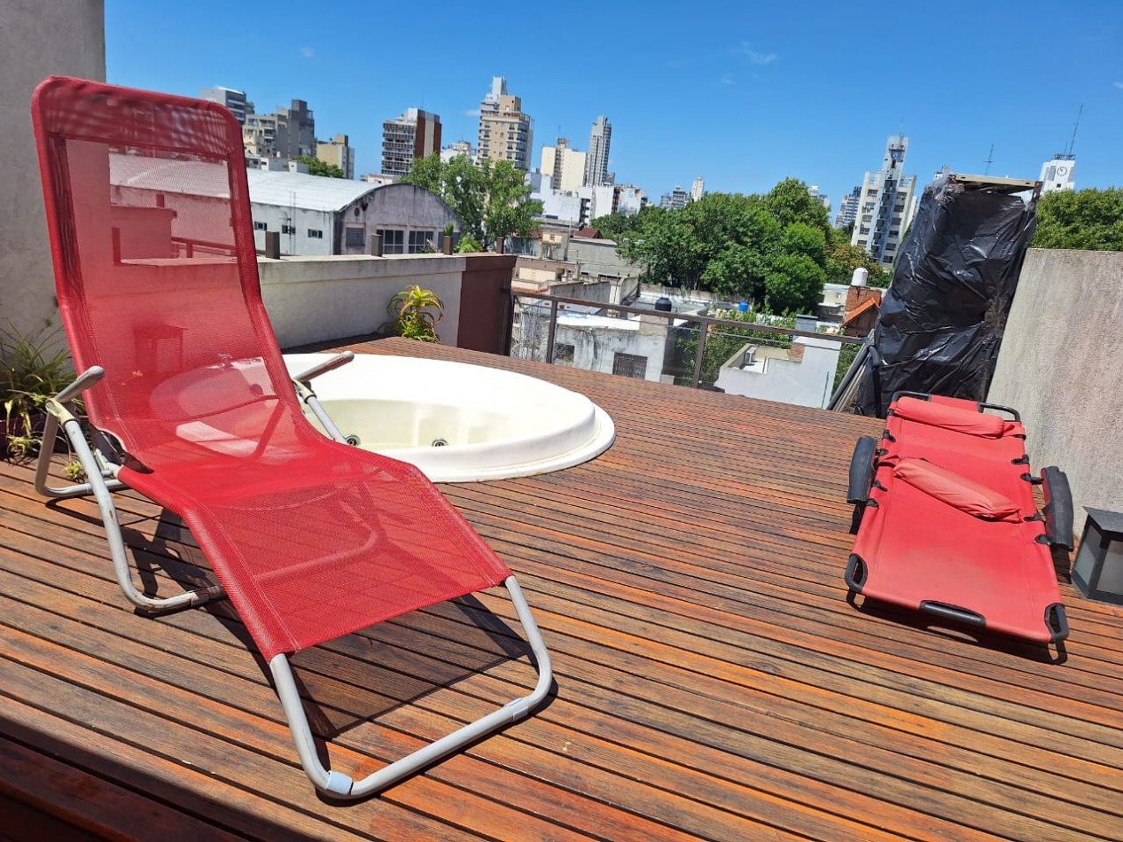 OPORTUNIDAD!! HERMOSO DPTO 2 AMBIENTES CON COCHERA Y TERRAZA PROPIA